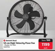 Bennett Read 45cm High-Velocity Floor Fan FE-45N 462704-Each