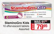 StaminoGro Kids-10 Effervescent Tablets 