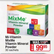 Mi-Vitamin MixMe Vitamin Mineral Powder-30 Sachets