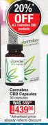 Cannabex CBD Capsules-30 Capsules