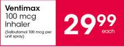 Ventimax 100 mcg Inhaler-Each
