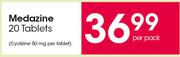 Medazine 20 Tablets-Per Pack
