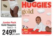 Huggies Gold Nappies Jumbo Pack