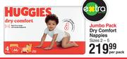 Huggies Dry Comfort Nappies Jumbo Pack