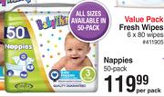 Baby Things Nappies-50 Per Pack