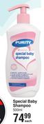 Purity & Elizabeth Anne's Special Baby Shampoo-500ml Each