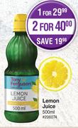 Tomy Ferguson Lemon Juice-1 x 500ml