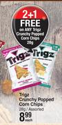 Trigz Crunchy Popped Corn Chips Assorted-28g Each