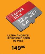 Sandisk Ultra Android Micro SDXC 32GB 98MB/s 