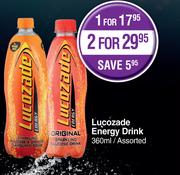 Lucozade Energy Drink Assorted-360ml