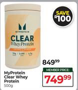 My Protein Clear Whey Protein-500g