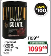 Universal Animal 100% Whey Isolate-908g