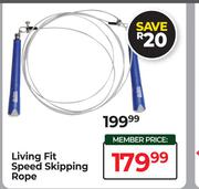 Living Fit Speed Skipping Rope