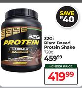 32Gi Plant Based Protein Shake -720g