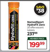 NamedSport HydraFit Zero-20 Effervescent Tablets