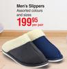 Gear Men's Slippers Assorted Colours And Sizes-Per Pair