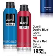 Dunhill Desire Blue 226ml Or Desire Red 226ml-Each