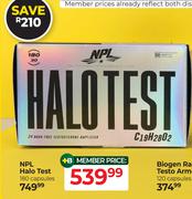 NPL Halo Test 180 Capsules