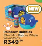 Rainbow Bubbles 59ml Mini Bubble Whale WH-60351CX