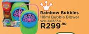 Rainbow Bubbles 118ml Bubble Blower WH-60353X