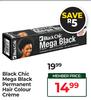 Black Chic Mega Black Permanent Hair Colour Creme
