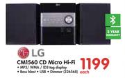 LG CM1560 CD Micro Hi-Fi