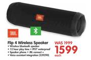 JBL Flip 4 Wireless Speaker