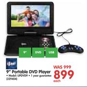 Ijam 9" Portable DVD Player IJPDVD9