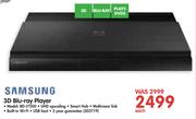 Samsung 3D Blu-Ray Player BD-J7500