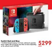 Nintendo Switch Red & Blue-Each