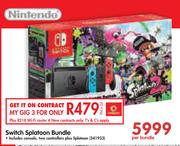 Nintendo Switch Splatoon Bundle-On My Gig 3 Plus R218 WiFi Router