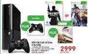 Xbox 360 500GB Call Of Duty 3 Bundle-Per Bundle