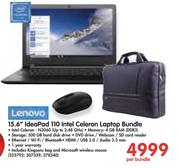 Lenovo 15.6" IdeaPad 110 Intel Celeron Laptop Bundle-Per Bundle-Per Bundle