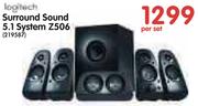 Logitech Surround Sound 5.1 System Z506-Per Set
