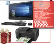 Dell 23.8" Inspiron 5488 Intel Core i7 All-in-One Touch Desktop Bundle-Per Bundle