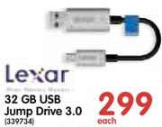 Lexar 32GB USB Jump Drive 3.0