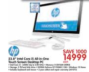 HP 23.8" Intel Core i5 All-in-One Touch Screen Desktop PC