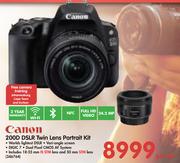 Canon 200D DSLR Twin Lens Portrait Kit-Per Kit