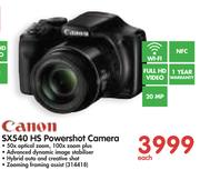 Canon SX540 HS Powershot Camera