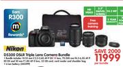 Nikon D5300 DSLR Triple Lens Camera Bundle-Per Bundle