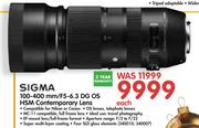 Sigma 100-400mm/F5-6.3 DG OS HSM Contemporary Lens