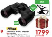 Nikon Aculon A211 10 x 42 Binocular plus Harness-Per Bundle
