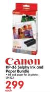 Canon KP-36 Selphy Ink and Paper Bundle-Each