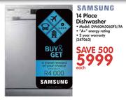 Samsung 14 Place Dishwasher DW60M5060FS/FA