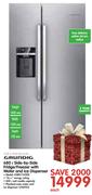 Grundig 680Ltr Side-By-Side Fridge/Freezer With Water And Ice Dispenser GSBS13320X