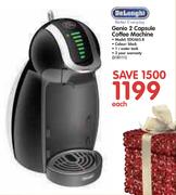 DeLonghi Genio 2 Capsule Coffee Machine EDG465.B