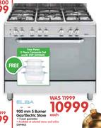 Elba 900mm 5 Burner Gas/Electric Stove-Each
