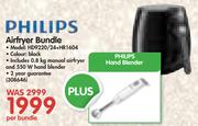 Philips Airfryer Bundle HD9220/24+HR1604-Per Bundle