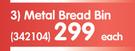 Gala Metal Bread Bin-Each