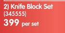 Russell Hobbs Knife Block Set-Per Set